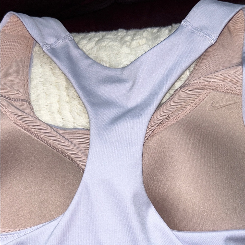 Nike Periwinkle Size Med Racerback Tank w/Bra NEW W/TAGS size Med - Picture 4 of 4
